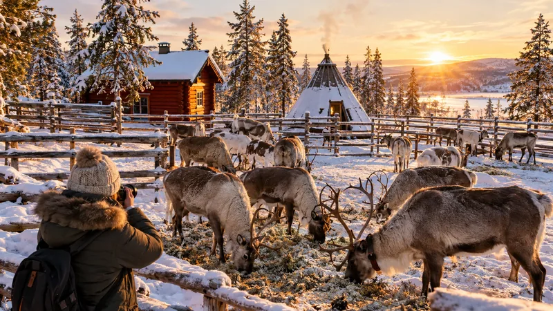 Local Reindeer Farm with a 2 km Sleigh Ride